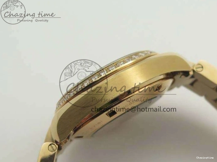 0515 Versatile Aqua Terra Ladies 35mm RG V6F Best Edition White MOP Dial Diam On RG Bracelet A 8104